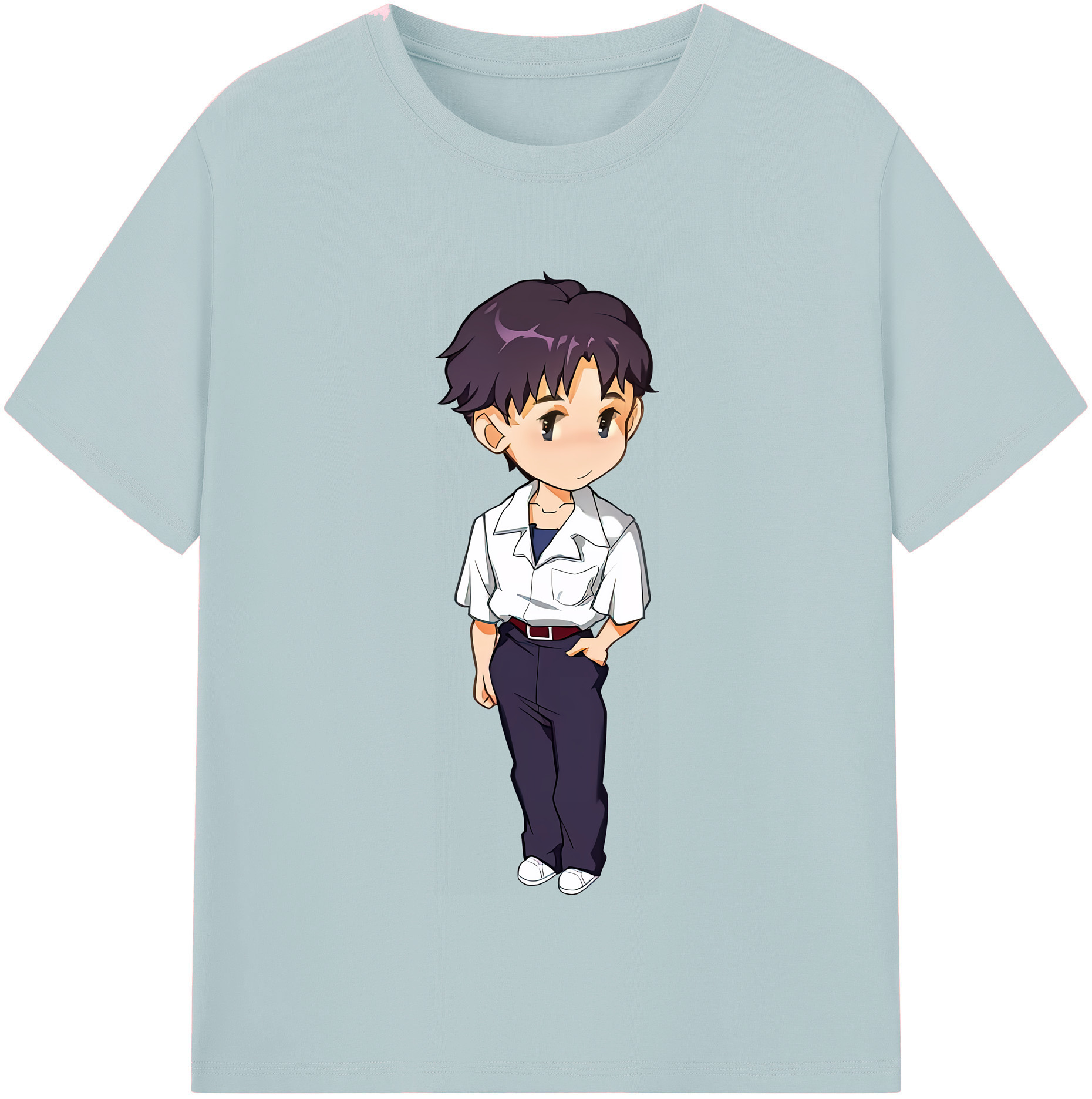 （画像用） EVA 新世紀エヴァンゲリオン 綿100％半袖Tシャツ（フロントプリント）